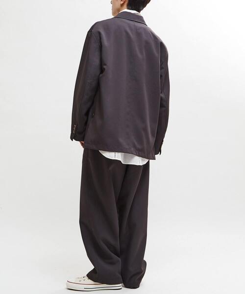 CONVERSE TOKYO（コンバーストウキョウ）の「MACARON CALZE RELAXED FIT JACKET（テーラードジャケット・レディース・ベージュ/ネイビー/チャコールグレー・SMALL/MEDIUM）」の15枚目の写真