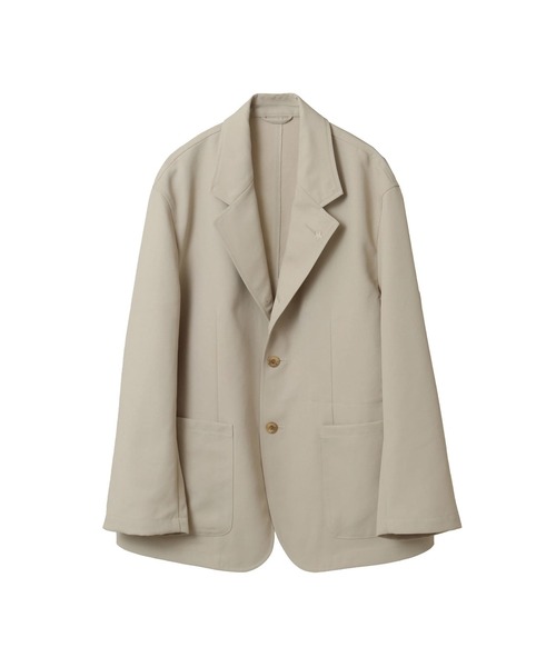 CONVERSE TOKYO（コンバーストウキョウ）の「MACARON CALZE RELAXED FIT JACKET（テーラードジャケット・レディース・ベージュ/ネイビー/チャコールグレー・SMALL/MEDIUM）」の4枚目の写真