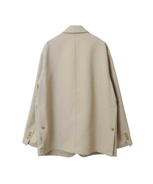 CONVERSE TOKYO（コンバーストウキョウ）の「MACARON CALZE RELAXED FIT JACKET（テーラードジャケット・レディース・ベージュ/ネイビー/チャコールグレー・SMALL/MEDIUM）」の5枚目の写真