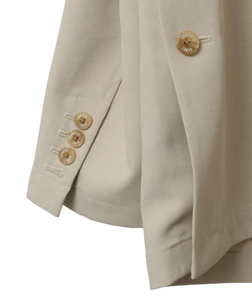 CONVERSE TOKYO（コンバーストウキョウ）の「MACARON CALZE RELAXED FIT JACKET（テーラードジャケット・レディース・ベージュ/ネイビー/チャコールグレー・SMALL/MEDIUM）」の8枚目の写真