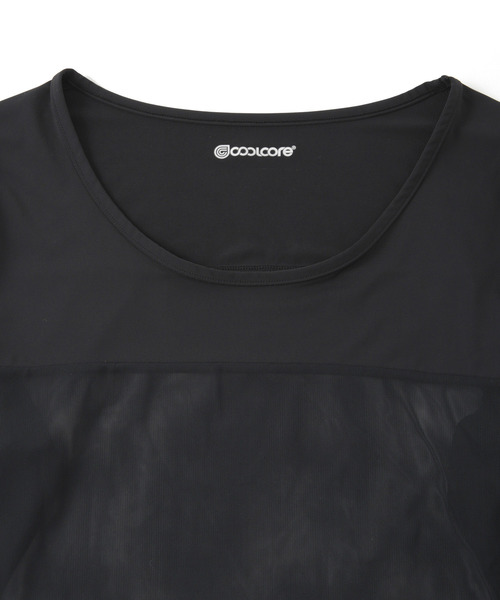 JUN&ROPE'(ジュンアンドロペ)の「【UVカット】【速乾】クールコアUVメッシュ切替ラウンドプルオーバー(Tシャツ/カットソー・レディース・ホワイト/ブラック・S/M/L)」の10枚目の写真