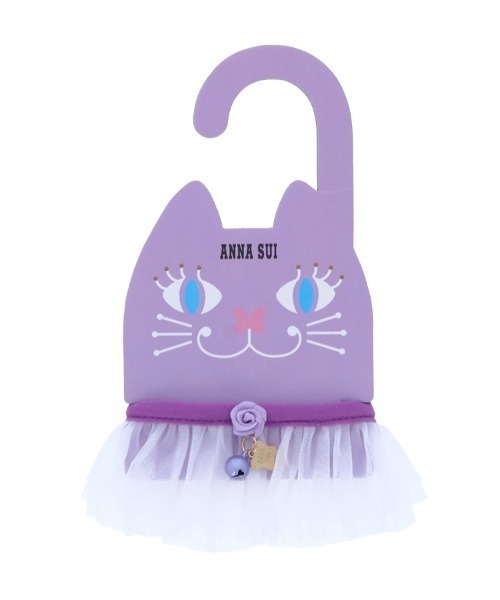 ANNA SUI(アナスイ)の「ANNA SUI/猫用バラ付チュールシュシュ首輪(リード/ハーネス/首輪・レディース・ホワイト・S)」の8枚目の写真