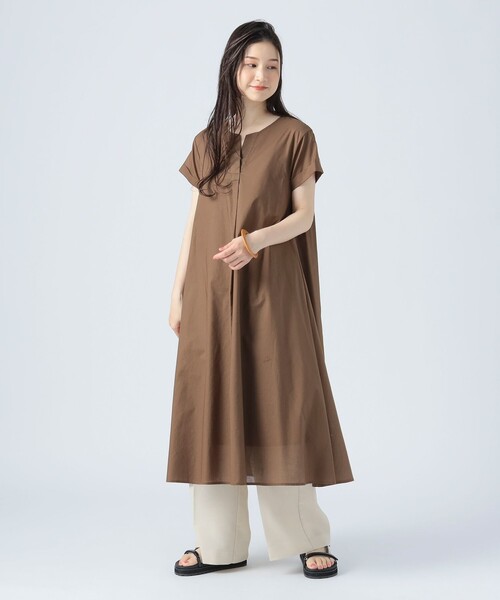 セール】スキッパーネック 2WAY ワンピース（ワンピース）｜BEAMS