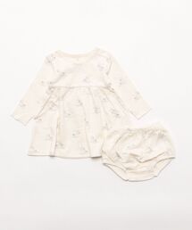 Quincy Mae（クインシーメイ）の「Long Sleeve Baby Dress || Swans（その他ベビー用品）」