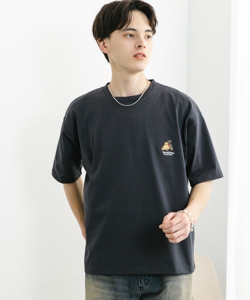 送料無料 百貨店 別注』TeddyBear×SENSE OF PLACE ショートスリーブTシャツ（T その他