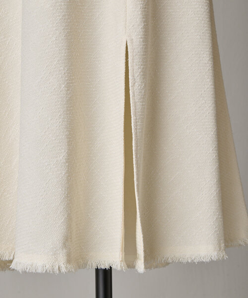 LIVETART（リヴェタート）の「ミックスツイードバイアススカート（スカート・レディース・ホワイト/ブラック・FREE）」の7枚目の写真