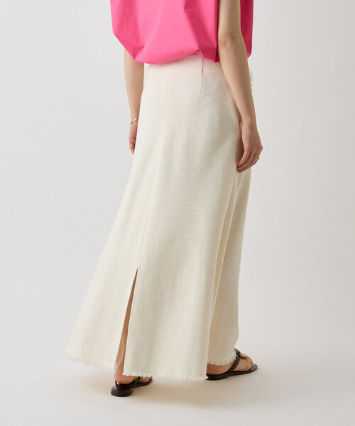 LIVETART（リヴェタート）の「ミックスツイードバイアススカート（スカート・レディース・ホワイト/ブラック・FREE）」の18枚目の写真