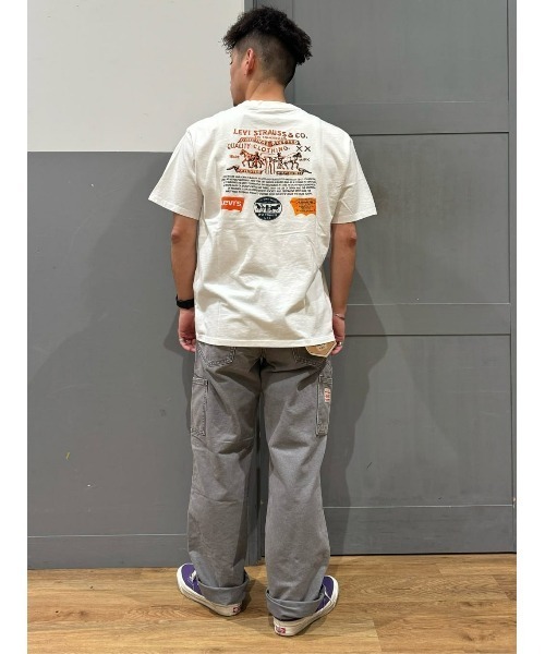 Levi's（リーバイス）の「【Levi's】「VINTAGE FIT TEE」ヴィンテージフィットTシャツ（Tシャツ/カットソー・メンズ・ホワイト・L/M/S）」の8枚目の写真