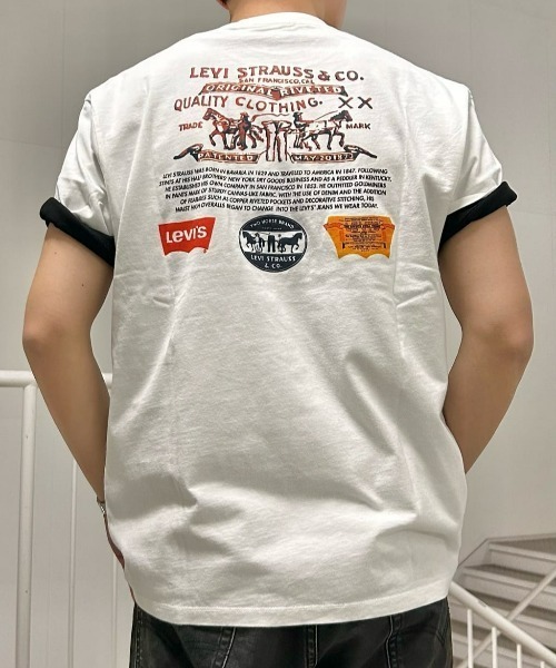 Levi's（リーバイス）の「【Levi's】「VINTAGE FIT TEE」ヴィンテージフィットTシャツ（Tシャツ/カットソー・メンズ・ホワイト・L/M/S）」の21枚目の写真
