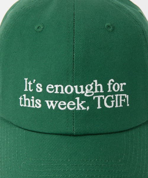 COLONY 2139（コロニートゥーワンスリーナイン）の「メッセージ刺繍キャップ（キャップ・レディース・ブラック/ブラウン/グリーン/レッド・FREE）」の15枚目の写真