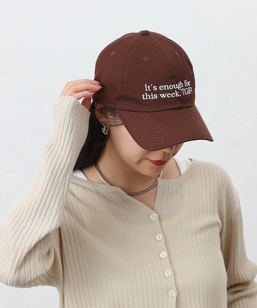 COLONY 2139（コロニートゥーワンスリーナイン）の「メッセージ刺繍キャップ（キャップ・レディース・ブラック/ブラウン/グリーン/レッド・FREE）」の22枚目の写真