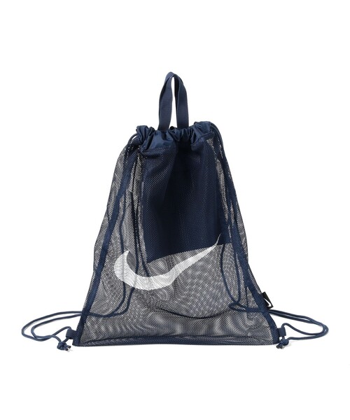 NIKE(ナイキ)の「NIKE / メッシュ ドロー ストリング プールバッグ 2025(バックパック/リュック・キッズ・ベージュ/オレンジ/ネイビー・ONE SIZE)」の17枚目の写真