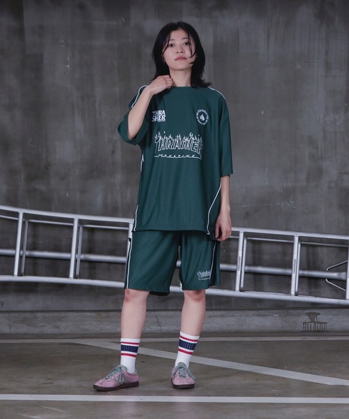 THRASHER(スラッシャー)の「GAME SHORTS / THRASHERスラッシャーブランドロゴゲームショーツ(その他パンツ・メンズ・グリーン/ブラック・MEDIUM/LARGE/X-LARGE)」の15枚目の写真