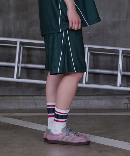 THRASHER(スラッシャー)の「GAME SHORTS / THRASHERスラッシャーブランドロゴゲームショーツ(その他パンツ・メンズ・グリーン/ブラック・MEDIUM/LARGE/X-LARGE)」の7枚目の写真