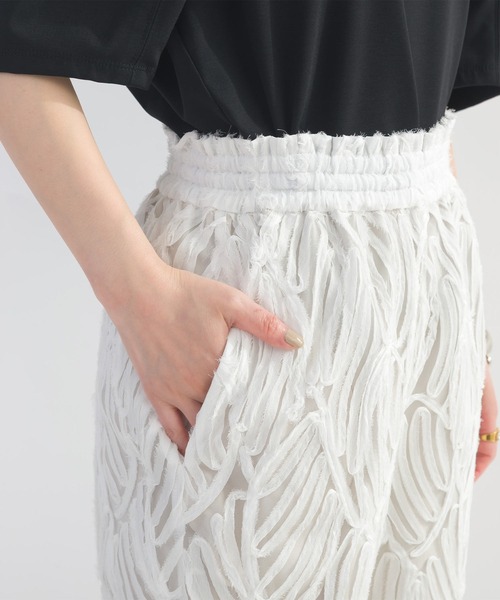 PICCIN（ピッチン）の「【セットアップ可能】コード刺繍イージーパンツ（その他パンツ・レディース・オフホワイト/ブラック・M/L）」の22枚目の写真