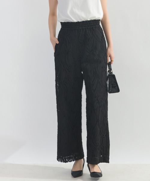 PICCIN（ピッチン）の「【セットアップ可能】コード刺繍イージーパンツ（その他パンツ・レディース・オフホワイト/ブラック・M/L）」の13枚目の写真