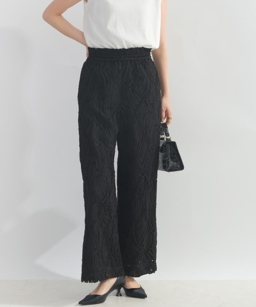 PICCIN（ピッチン）の「【セットアップ可能】コード刺繍イージーパンツ（その他パンツ・レディース・オフホワイト/ブラック・M/L）」の10枚目の写真