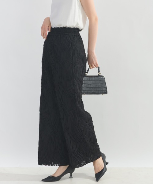 PICCIN（ピッチン）の「【セットアップ可能】コード刺繍イージーパンツ（その他パンツ・レディース・オフホワイト/ブラック・M/L）」の11枚目の写真