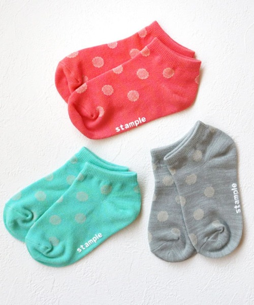 stample（スタンプル）の「アンクルソックス 【3足セット】（ソックス/靴下・キッズ・C/D/E/F/G/H/A/B・LL/S/M/L）」の3枚目の写真