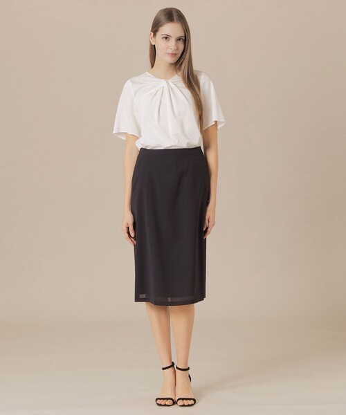 MACKINTOSH LONDON（マッキントッシュ ロンドン）の「シルケットリネンプルオーバー（Tシャツ/カットソー・レディース・オレンジ/ネイビー/ホワイト/ブラウン系その他4・38/40）」の10枚目の写真