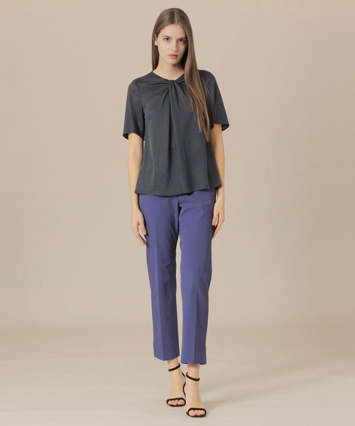 MACKINTOSH LONDON（マッキントッシュ ロンドン）の「シルケットリネンプルオーバー（Tシャツ/カットソー・レディース・オレンジ/ネイビー/ホワイト/ブラウン系その他4・38/40）」の8枚目の写真