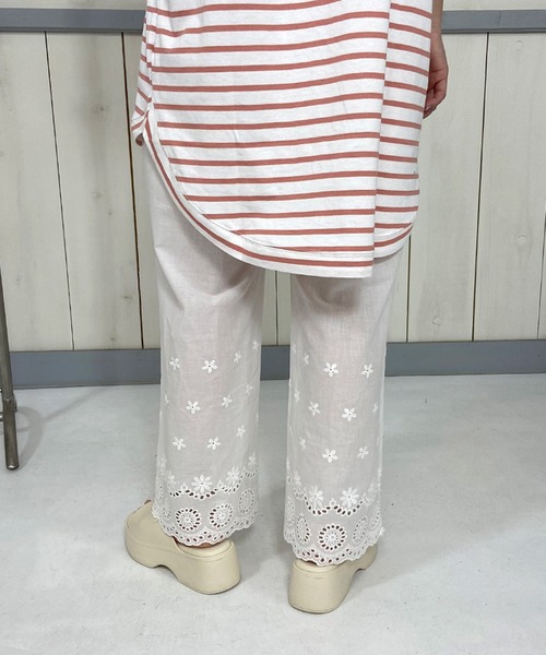 CRB（シーアールビー）の「スカラップレースペチパンツ（その他パンツ・レディース・ブラック/カーキ/オフホワイト/ブラウン・F）」の20枚目の写真