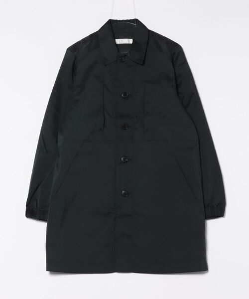 KATO`(カトー)の「【Ca】【it】【KATO(カトー)】15SS スポーティステンカラーコート(ステンカラーコート・メンズ・ホワイト/マルチ/ブラック・3/1)」の2枚目の写真