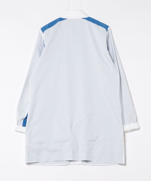 KATO`(カトー)の「【Ca】【it】【KATO(カトー)】15SS スポーティステンカラーコート(ステンカラーコート・メンズ・ホワイト/マルチ/ブラック・3/1)」の6枚目の写真