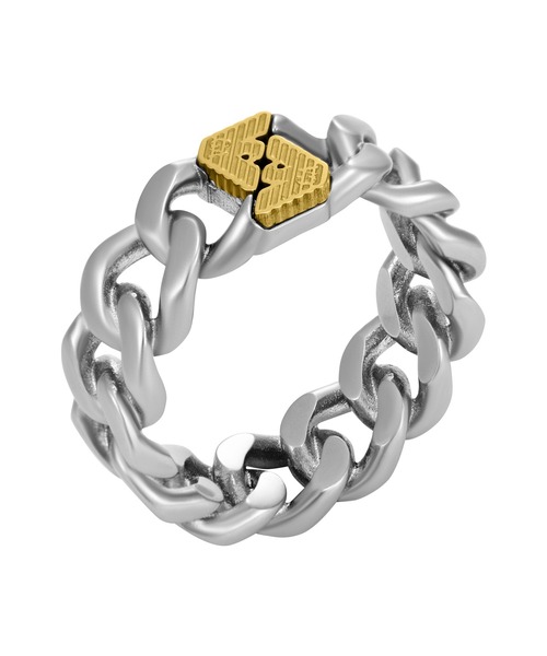 EMPORIO ARMANI（エンポリオアルマーニ）の「エンポリオ・アルマーニ アクセサリー メンズ 指輪 ツートーン EGS318504011.5（リング・メンズ・マルチ・US9/US10/US11）」の3枚目の写真