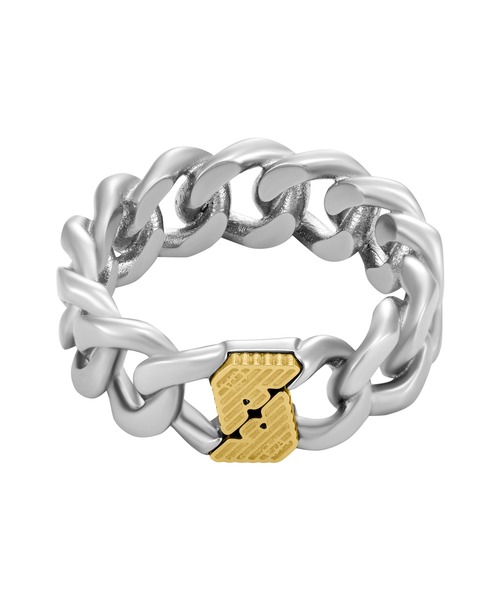 EMPORIO ARMANI（エンポリオアルマーニ）の「エンポリオ・アルマーニ アクセサリー メンズ 指輪 ツートーン EGS318504011.5（リング・メンズ・マルチ・US9/US10/US11）」の4枚目の写真
