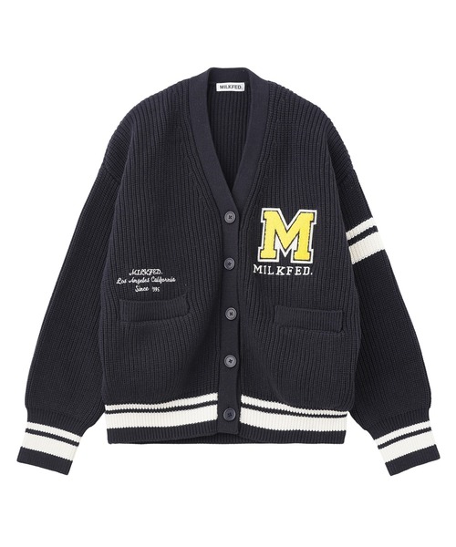 MILKFED.（ミルクフェド）の「COLLEGE CARDIGAN（カーディガン/ボレロ・レディース・アッシュ/グリーン/ネイビー・ONE SIZE）」の6枚目の写真