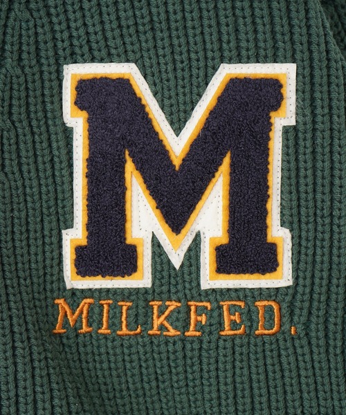 MILKFED.（ミルクフェド）の「COLLEGE CARDIGAN（カーディガン/ボレロ・レディース・アッシュ/グリーン/ネイビー・ONE SIZE）」の11枚目の写真