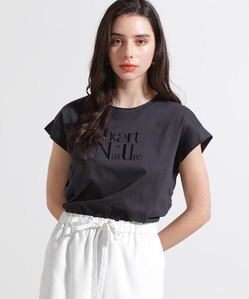 PINKY&DIANNE(ピンキーアンドダイアン)の「◆"The art of Nature"Tシャツ(Tシャツ/カットソー・レディース・ホワイト/グレー・38)」の4枚目の写真
