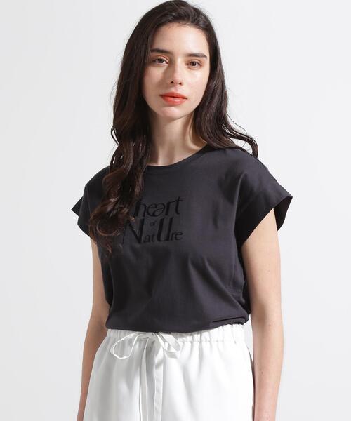 PINKY&DIANNE(ピンキーアンドダイアン)の「◆"The art of Nature"Tシャツ(Tシャツ/カットソー・レディース・ホワイト/グレー・38)」の5枚目の写真