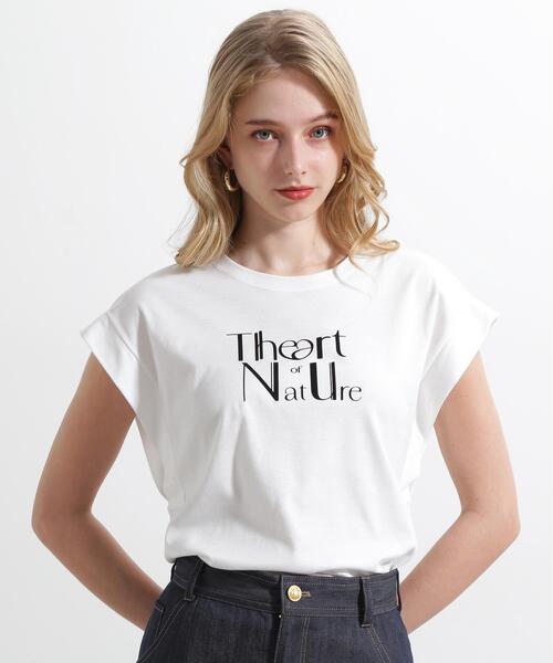 PINKY&DIANNE(ピンキーアンドダイアン)の「◆"The art of Nature"Tシャツ(Tシャツ/カットソー・レディース・ホワイト/グレー・38)」の11枚目の写真
