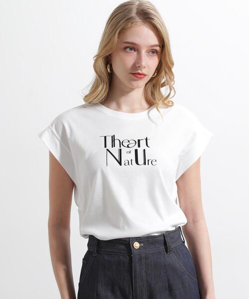 PINKY&DIANNE(ピンキーアンドダイアン)の「◆"The art of Nature"Tシャツ(Tシャツ/カットソー・レディース・ホワイト/グレー・38)」の12枚目の写真