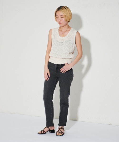 LE TALON（ルタロン）の「GRISE3.5cmクロスメタルストリングサンダル（サンダル・レディース・ブラック系その他/アイボリー/ブラウン・SMALL/MEDIUM/LARGE/X-LARGE）」の10枚目の写真