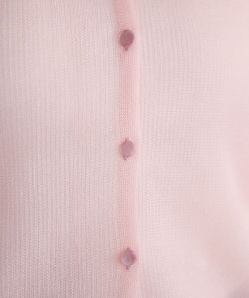 RETRO GIRL（レトロガール）の「ラメシアーNTカーデ（カーディガン/ボレロ・レディース・ライトグレー/ピンク/ナチュラル・FREE）」の7枚目の写真