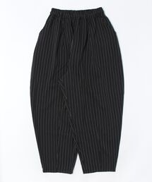 【MAGASIN DE MODE Onjna】ヘリンボーンストライプカーブパンツ trc