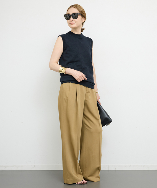 Deuxieme Classe パンツ（その他） ベージュ 0204125A0109 セール】Peters suit タックパンツ（その他パンツ）｜Deuxieme