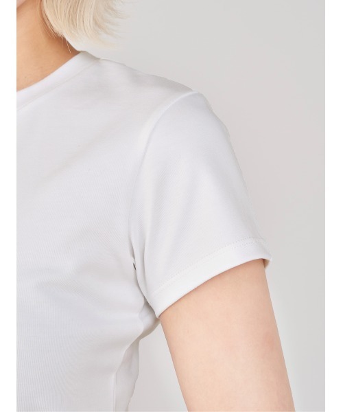 Darich レースチョーカーコンパクトTシャツ ホワイト ダーリッチ Darich レースチョーカーコンパクトTシャツ