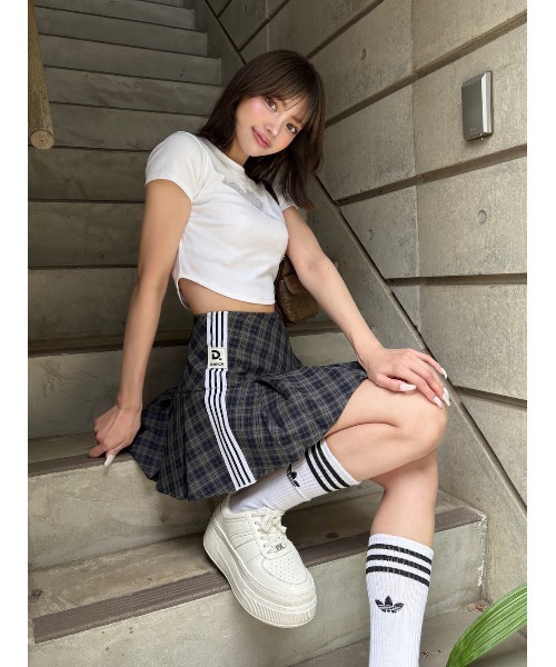 ハートレースコンパクトTシャツ（Tシャツ/カットソー）｜Darich