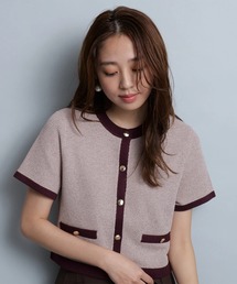 新品❤︎ジャスグリッティー配色刺繍ビーズパールトップス❤︎ピンクべージュ JUSGLITTY（ジャスグリッティー） │【公式通販】Arpege story
