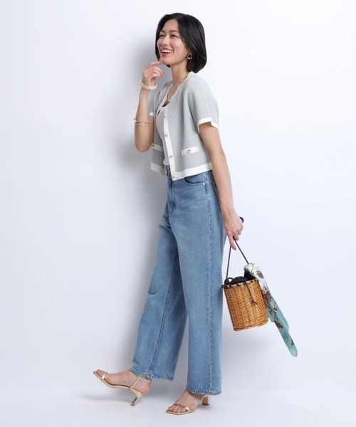 JUSGLITTY（ジャスグリッティー）の「シャイニー配色ジャケット