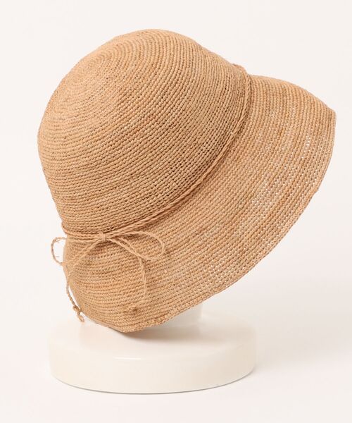 salle de bal（サルデバル）の「【 polka polka / ポルカポルカ 】 ラフィアハット　SDI（ハット・レディース・ベージュ/ベージュ系その他・FREE）」の3枚目の写真
