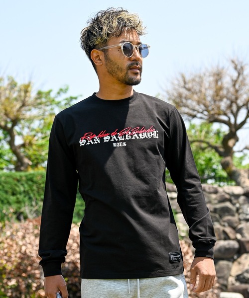 adamsJUGGLER(アダムスジャグラー)の「RTEGS2/OEロンティー(Tシャツ/カットソー・メンズ・ブラック/ホワイト・S/M/L/XL/XXL)」の1枚目の写真