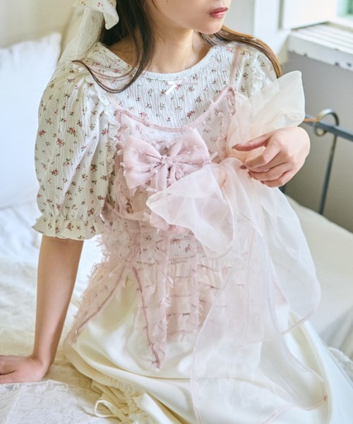 kutir(クティール)の「【クティールとレトロ】アソートキャンディパフプルオーバー / Tシャツ(Tシャツ/カットソー・レディース・ホワイト系その他/オフホワイト/ブルー/ベージュ/パープル・FREE)」の2枚目の写真