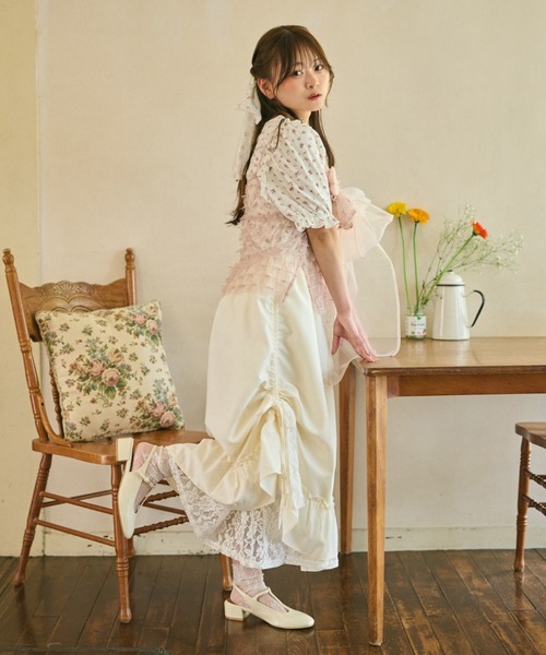 kutir(クティール)の「【クティールとレトロ】アソートキャンディパフプルオーバー / Tシャツ(Tシャツ/カットソー・レディース・ホワイト系その他/オフホワイト/ブルー/ベージュ/パープル・FREE)」の21枚目の写真