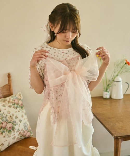 kutir(クティール)の「【クティールとレトロ】アソートキャンディパフプルオーバー / Tシャツ(Tシャツ/カットソー・レディース・ホワイト系その他/オフホワイト/ブルー/ベージュ/パープル・FREE)」の18枚目の写真
