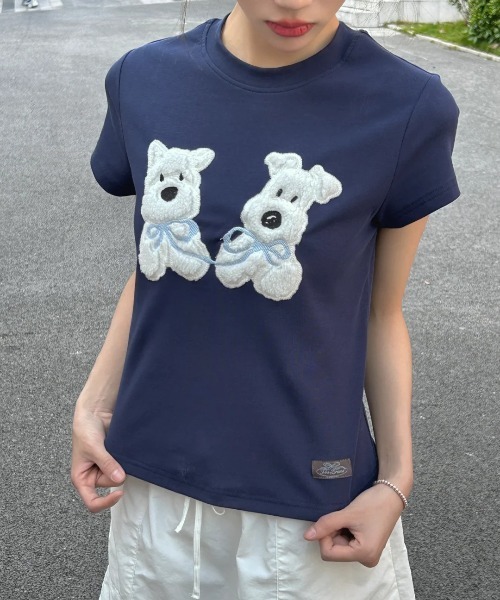 くまさんTシャツ 目隠しくまさんビッグTシャツ | Fancy ☆World
